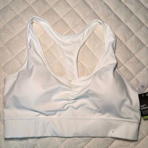 NWT Gap Fit Eclipse White Sports Bra L